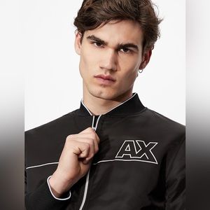 Armani Exchange SATIN NYLON TWILL BOMBER JACKET 6KZB28 ZNJWZ 1200